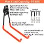Heavy Duty Garage Storage Utility Double Hooks,Extended Wall Mount Tool Holder Organizer for Ladders,Bike,Chair (4 Pack 7.5" + 2 Pack 5.1" Hook)