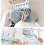 2pcs Random Color Multifunction Circle Clothes Hanger Clothes Drying Rack Plastic Scarf Hangers for Clothes Layer Storage Racks Wardrobe Closet