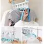 2pcs Random Color Multifunction Circle Clothes Hanger Clothes Drying Rack Plastic Scarf Hangers for Clothes Layer Storage Racks Wardrobe Closet 2pcs Random Color Multifunction Circle Clothes Hanger Clothes Drying Rack Plastic Scarf Hangers for Clothes Layer Storage Racks Wardrobe Closet