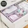 mDesign Soft Stackable Fabric Closet Storage Organizer Holder Boxes - Clear Window, Attached Lid, for Child/Kids Room, Nursery - Polka Dot Print - Set of 12 - Light Purple/White mDesign Soft Stackable Fabric Closet Storage Organizer Holder Boxes - Clear Window, Attached Lid, for Child/Kids Room, Nursery - Polka Dot Print - Set of 12 - Light Purple/White