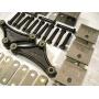 Tandem Axle Spring Hanger Kit Leaf Suspension 6-1/8" EQ-356 Equalizer 3500-7000