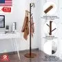 MC Wood Coat Rack Hat Stand Tree Clothes Umbrella Hanger Holder Organizer 8 Hooks MC Wood Coat Rack Hat Stand Tree Clothes Umbrella Hanger Holder Organizer 8 Hooks