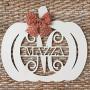Monogram Pumpkin Door Hanger - Fall Family Door Hanger - Last Name Pumpkin Door Hanger - Pumpkin Wreath - Fall Door Hanger - Autumn Door