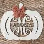 Monogram Pumpkin Door Hanger - Fall Family Door Hanger - Last Name Pumpkin Door Hanger - Pumpkin Wreath - Fall Door Hanger - Autumn Door
