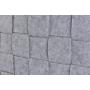 Collapsible Storage Basket Bins, Foldable Handmade Rectangular Felt Fabric Storage Boxes Cubes Containers with Handles- Large Organizer For Nursery Toys,Kids Room,Towels,Clothes, Grey （16
