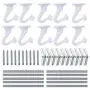 10 Sets Ceiling Hooks for Hanging Plant, Heavy Duty Swag Ceiling Hooks and Hardware Set