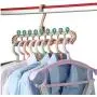 10pcs Random Color Magic Multi-Port Support Circle Clothes Hanger Clothes Drying Rack Multifunction Plastic Clothes Hangers Home Storage Hangers 10pcs Random Color Magic Multi-Port Support Circle Clothes Hanger Clothes Drying Rack Multifunction Plastic Clothes Hangers Home Storage Hangers