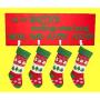 DYI Custom Made Personalized Christmas Stocking Holder Kit, Stocking Hanger, Hooks, Christmas Sign, Christmas Decoration, Holiday Decor