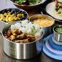 Stainless Steel Food Container With Leak Proof Silicone Lid | Metal Lunch Boxes | Bento Boxes | Nesting Food Storage | Great For Portion Control Snacks Condiments Dressings | Baby Kids Adults [4 PCS Set]