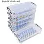 VoiceFly Large Capacity Pencil Box, Stackable Translucent Clear Organizer Office Supplies Storage Box, Brush Painting Pencils Storage Boxes Pen Container Drawing Tools(6 Pack)