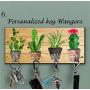 Wooden Cactus key holder for wall, Cactus wall decor, Tropical wall decor, Hook key, Organizer wall key rack, Cactus key storage,Wall Key Rack, Key Hangers, Personalized Gift, Cacti key hanger