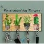 Wooden Cactus key holder for wall, Cactus wall decor, Tropical wall decor, Hook key, Organizer wall key rack, Cactus key storage,Wall Key Rack, Key Hangers, Personalized Gift, Cacti key hanger