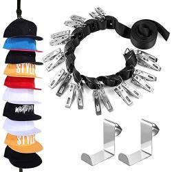 856Store ? Stylish Warm Hat，Door Back Hanging Baseball Cap Organizer Hat Hooks String Rope Holder Hanger