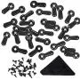 300 Picture Turn Button Fasteners Photo Frame Hardware and 300 Screws for Craft, Hanging, Drawing, Black 300 Picture Turn Button Fasteners Photo Frame Hardware and 300 Screws for Craft, Hanging, Drawing, Black