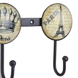 Vintage Home Door Wall-Mounted Clothes Towel Coat Hook Hanger (Eiffel Tower)