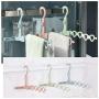 ZHAO YING Wall Mounted Clothes Hanger Multi-Functional Foldable Wall Drying Racks (Color : Green, Size : 1 Packs)