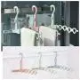 ZHAO YING Wall Mounted Clothes Hanger Multi-Functional Foldable Wall Drying Racks (Color : Green, Size : 1 Packs)