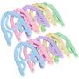 ETSAMOR 10PCS Travel Clothes Hangers Magic Portable Glamorous Plastic Folding Coat Hanger with Anti-slip Grooves for Outdoor Camping Hiking ETSAMOR 10PCS Travel Clothes Hangers Magic Portable Glamorous Plastic Folding Coat Hanger with Anti-slip Grooves for Outdoor Camping Hiking