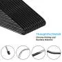 IPOW Upgraded 24 Pack Heavy Duty Slacks/Trousers Pants Hangers Open Ended Hanger Easy Slide Organizers, Metal Rod with a Large Diameter, Chrome and Black Friction IPOW Upgraded 24 Pack Heavy Duty Slacks/Trousers Pants Hangers Open Ended Hanger Easy Slide Organizers, Metal Rod with a Large Diameter, Chrome and Black Friction