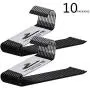 10pcs Room Saving Open Ended Hanger for Pants Trousers Jeans Scarves Anti-Slip Easy Slide Heavy Duty Stainless Steel Clothes Hanger 10pcs Room Saving Open Ended Hanger for Pants Trousers Jeans Scarves Anti-Slip Easy Slide Heavy Duty Stainless Steel Clothes Hanger