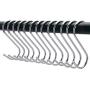 RuiLing Premium S Hooks - S Shaped hook - Heavy Duty Stainless Steel Hanger Hooks - Ideal for hanging pots and pans, plants, utensils, towels etc. Size Medium Set of 20