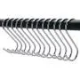 RuiLing Premium S Hooks - S Shaped hook - Heavy Duty Stainless Steel Hanger Hooks - Ideal for hanging pots and pans, plants, utensils, towels etc. Size Medium Set of 20