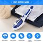 TOPLIVING Portable Clothes Steamer with Temperature Control,Handheld Garment Steamer Removes Wrinkles for Clothing with Fast Heat,Travel Steamer for Clothes (Blue) TOPLIVING Portable Clothes Steamer with Temperature Control,Handheld Garment Steamer Removes Wrinkles for Clothing with Fast Heat,Travel Steamer for Clothes (Blue)