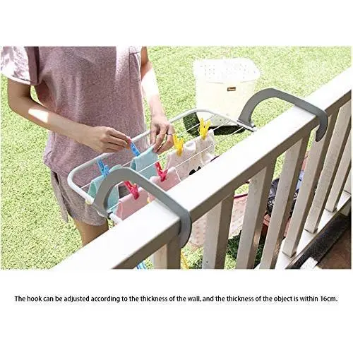 2pcs Clothes Hanger Window Balcony Window Sill Drying Rack Folding Hanging Clothes Rack Balcony Drying Shoe Clothes Rack 2pcs Clothes Hanger Window Balcony Window Sill Drying Rack Folding Hanging Clothes Rack Balcony Drying Shoe Clothes Rack