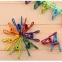 MiLanNuo New 10X Metal Clamp Clothes Laundry Hangers Strong Grip Washing Line Pin Pegs Clips