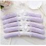 10pcs Random Color Top Grade Pretty Pink Purple Lace Satin Padded Clothes Hanger, Elegant Lace Wedding Dress Hanger for Bride Princess