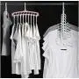 5pcs Random Color Multi-Function Folding Magic Hanger Nine-Hole Rotating Magic Clothes Hanger Wardrobe Drying Clothes Home Bedroom Storage Holder 5pcs Random Color Multi-Function Folding Magic Hanger Nine-Hole Rotating Magic Clothes Hanger Wardrobe Drying Clothes Home Bedroom Storage Holder