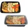 50-Pack Meal prep plastic microwavable food containers for meal prepping With Lids 28 oz. 1 Compartment Black Rectangular Reusable Storage Lunch Boxes -BPA-Free Food Grade -Freezer & Dishwasher Safe 50-Pack Meal prep plastic microwavable food containers for meal prepping With Lids 28 oz. 1 Compartment Black Rectangular Reusable Storage Lunch Boxes -BPA-Free Food Grade -Freezer & Dishwasher Safe