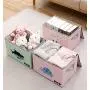 Toy Chest Kids Toy Cube Storage Boxes Large Decorative Storage Bin with Lid for Boys Girls Room