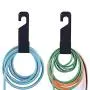 IPELY 2 Pack Hose Holder Hooks Wall Mounted 100 ft. Expandable Heavy Hose Storage Hanger Hooks Holder with 4 Screws IPELY 2 Pack Hose Holder Hooks Wall Mounted 100 ft. Expandable Heavy Hose Storage Hanger Hooks Holder with 4 Screws