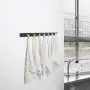 WEBI Coat Rack Wall Mounted,Coat Hanger Wall Mount,Hook Rack/Rail,8 Hooks for Hanging Backpack,Jacket,Clothes,Black WEBI Coat Rack Wall Mounted,Coat Hanger Wall Mount,Hook Rack/Rail,8 Hooks for Hanging Backpack,Jacket,Clothes,Black