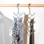 lliang Hangers Rotatable 10-Claw Clothes Hanger Windproof Clothes Hanger Handbag Bag Holder Space Saving Clothes Hanger Organizer