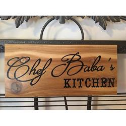 Personalized Kitchen Sign, Reclaimed Cedar 12x5 with Hanger, Rustic Country Elegant Wood Sign, Unique Gift, Housewarming Gift, Anniversary Gift, Birthday Gift, Wedding Gift, Kitchen Decor, Home Decor