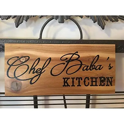Personalized Kitchen Sign, Reclaimed Cedar 12x5 with Hanger, Rustic Country Elegant Wood Sign, Unique Gift, Housewarming Gift, Anniversary Gift, Birthday Gift, Wedding Gift, Kitchen Decor, Home Decor Personalized Kitchen Sign, Reclaimed Cedar 12x5 with Hanger, Rustic Country Elegant Wood Sign, Unique Gift, Housewarming Gift, Anniversary Gift, Birthday Gift, Wedding Gift, Kitchen Decor, Home Decor