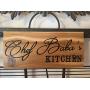 Personalized Kitchen Sign, Reclaimed Cedar 12x5 with Hanger, Rustic Country Elegant Wood Sign, Unique Gift, Housewarming Gift, Anniversary Gift, Birthday Gift, Wedding Gift, Kitchen Decor, Home Decor