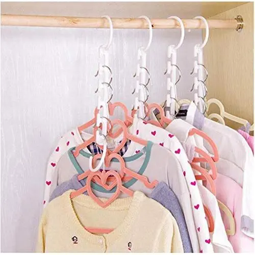10Pc Space Saving Hanger Plastic Cloth Hanger Hook Multipurpose Magic Clothes Hanger with Hook Closet Storage Organizer 10Pc Space Saving Hanger Plastic Cloth Hanger Hook Multipurpose Magic Clothes Hanger with Hook Closet Storage Organizer