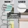 Myfolrena Pants Hangers, Updated S Shaped Hanger Non Slip Clothes Hanger Space Saving for Jeans Trousers Slacks Leggings (Teal-4 Pack)