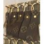 Handcrafted Key Fob/Key Ring/Key Chain handmade with re-purposed Canvas