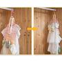 HJYPYJ Magic Hanger,Multifunction Child Folding Hanger,Rotate PP Space-Saving Organizer Hanger Durable/Pink / 1 pcs