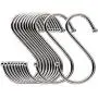 S Shaped Hooks Stainless Steel 5 Size Heavy Duty Hangers for Kitchenware Pan Pots Utensils Clothes Bags Towels Plants Kitchen, Work Shop, Bathroom, Garden 20PCS S Shaped Hooks Stainless Steel 5 Size Heavy Duty Hangers for Kitchenware Pan Pots Utensils Clothes Bags Towels Plants Kitchen, Work Shop, Bathroom, Garden 20PCS