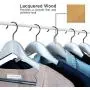 Perfecasa Grade A Solid Wood Hangers 20 Pack, Suit Hangers, Coat Hangers, Premium Quality Wooden Hanger, Hook Upgraded (Cool Grey) Perfecasa Grade A Solid Wood Hangers 20 Pack, Suit Hangers, Coat Hangers, Premium Quality Wooden Hanger, Hook Upgraded (Cool Grey)
