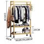 AIDELAI Coat Rack Coat Rack Wood Coat Rack Floor Simple Hanger Bedroom Living Room Wooden Clothes Rack Childrens Storage Rack (Size : 69cm)
