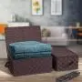 Sorbus Storage Boxes Woven Basket Bin Container Tote Cube Organizer Set Stackable Storage Basket Woven Strap Shelf Organizer Built-in Carry Handles (Woven Lid Baskets - Chocolate)