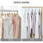 Cascading Hanger Hooks, Kereda 12 PCS Clothes Hanger Hooks for Clothing & Closet Storage Space Saving, White Cascading Hanger Hooks, Kereda 12 PCS Clothes Hanger Hooks for Clothing & Closet Storage Space Saving, White
