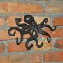 Garneck Octopus Key Hook,Wall Mounted Key Holder Clothes Hanger Iron Key Rack for Kitchen Doorway Home