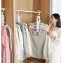 SHUPAI Multi-Function Hanger Storage Artifact Hangers Hanging Clothes Home vibrato no Trace Magic Clothes Dormitory Folding Hook